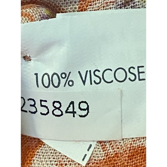 F. Poupette St Barth Dress Sise XS Multicolor Floral Orange 3/4 Sleeve. NWT - Picture 11 of 12